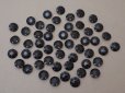 画像2: ＊蚤の市＊19世紀末 星のガラスボタン 51ピースのセット 2.25cm アンティーク  (2)