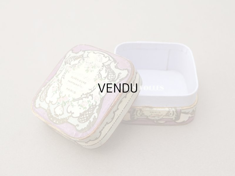 画像9: アンティーク パウダーボックス 薔薇のガーランド＆蝶々 POUDRE DE RIZ - PFELIX POTIN PARIS -