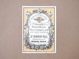 アンティーク パフュームラベル VINAIGRE BALSAMIQUE - JN.GIRAUD FILS -