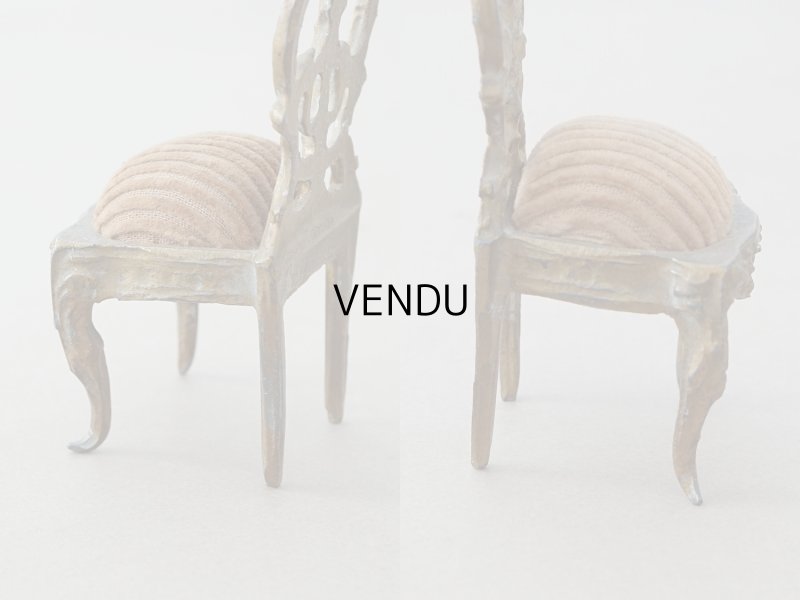 画像8: アンティーク 懐中時計用 椅子型 ジュエリースタンド 