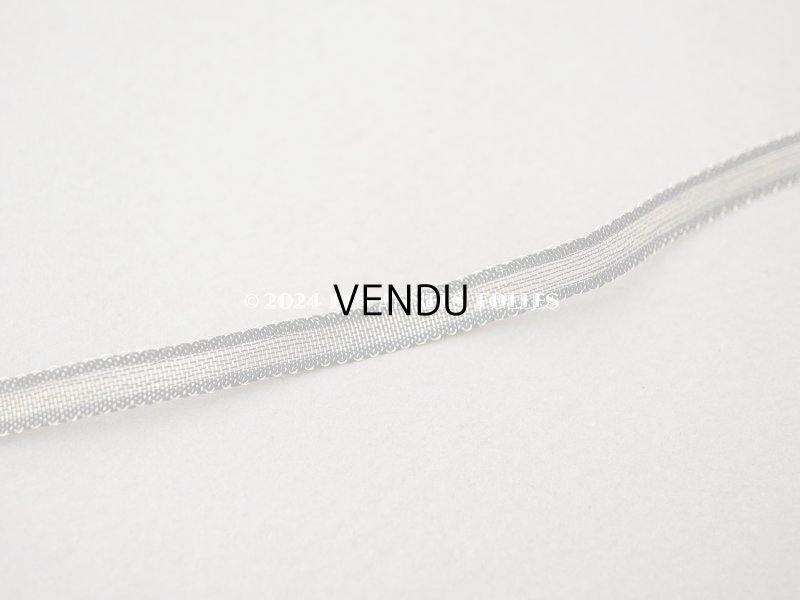 画像3: アンティーク ゴールドのメタル糸のリボン 1.44m 極細 5.5mm幅 