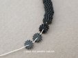 画像1: アンティーク ゼラチン製 スパンコール 花 フラワー 5mm 黒 200ピースのセット (1)