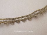 アンティーク メタル製 トリム ゴールド 1.5cm幅 メタルレース