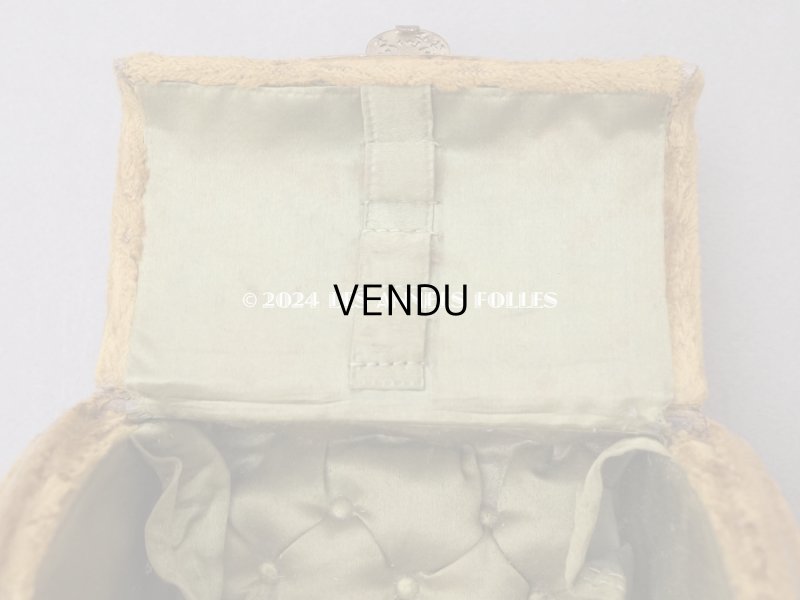 画像17: 1900年頃 アンティーク 貴婦人のバッグ ベルベット＆シルククッション 