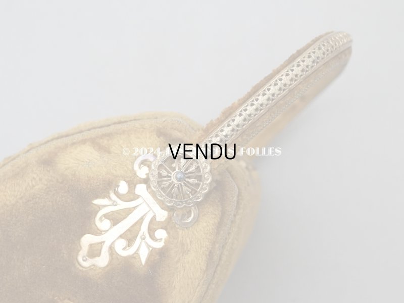 画像8: 1900年頃 アンティーク 貴婦人のバッグ ベルベット＆シルククッション 