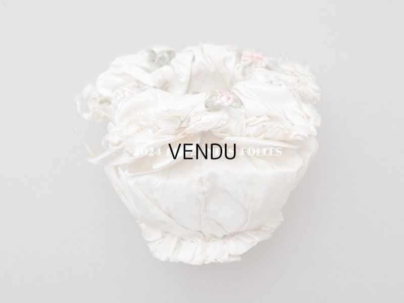 画像3: アンティーク ロココモチーフ付 シルク製 オモニエール マリアージュ