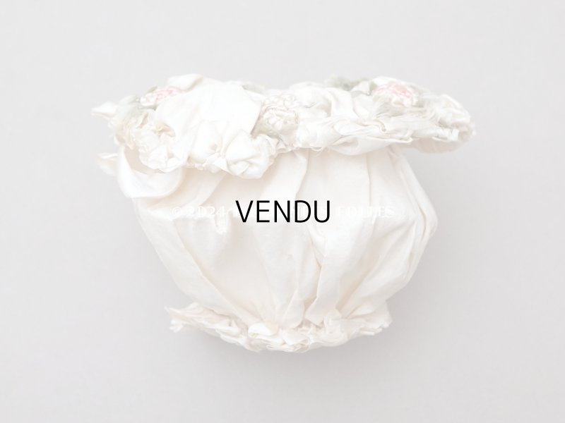 画像6: アンティーク ロココモチーフ付 シルク製 オモニエール マリアージュ