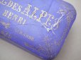 画像2: ＊蚤の市＊アンティーク 菫のソープボックス SAVON SURFIN VIOLETTE DES ALPES - JULES HENRI - (2)