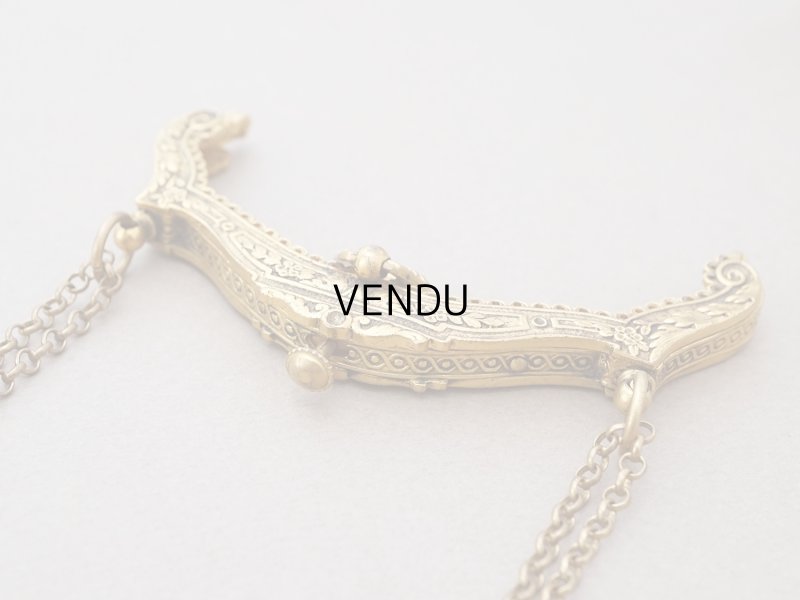 画像3: 1900年頃 アンティーク 小さなバッグのがま口