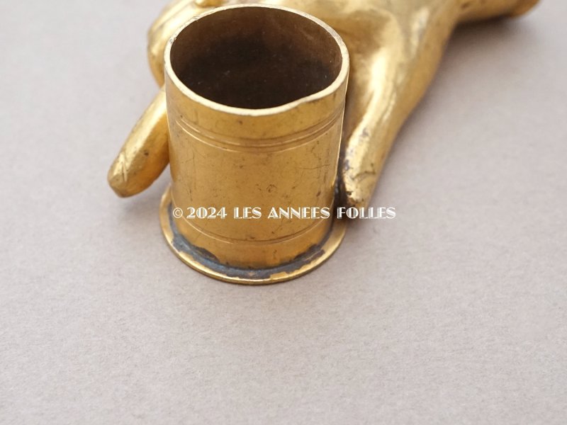 画像6: アンティーク ハンドモチーフのキャンドルホルダー