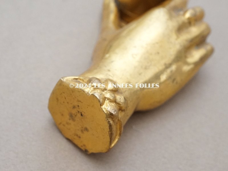 画像5: アンティーク ハンドモチーフのキャンドルホルダー