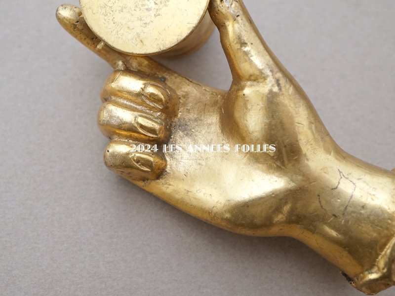 画像8: アンティーク ハンドモチーフのキャンドルホルダー