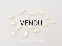 アンティーク スフレビーズ ゴールド 吹きガラス製ビーズ  16ピースのセット