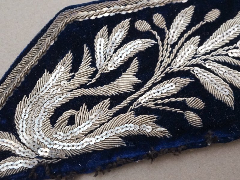 画像7: *蚤の市セット*19世紀 刺繍パーツ 2点セット