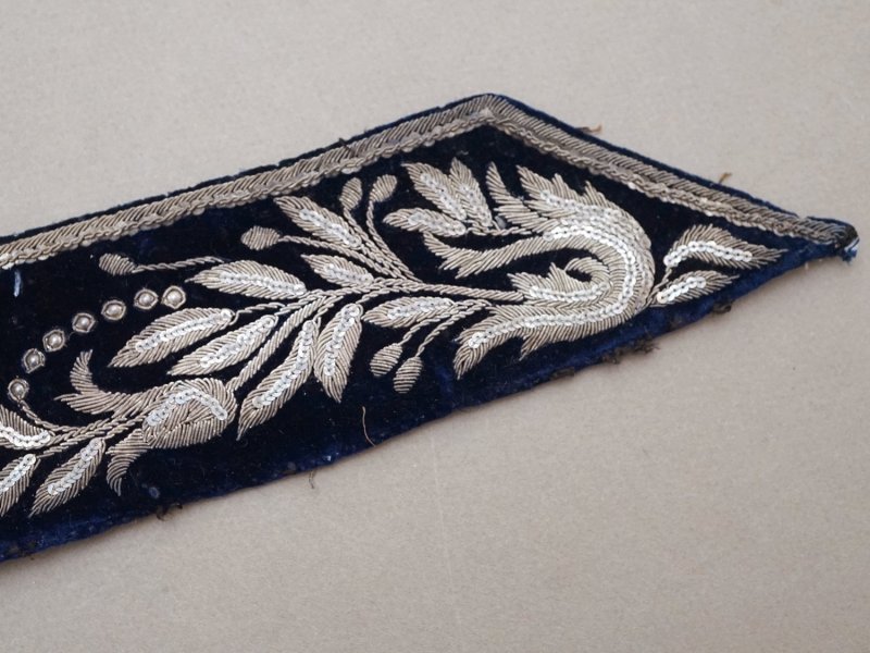 画像8: *蚤の市セット*19世紀 刺繍パーツ 2点セット