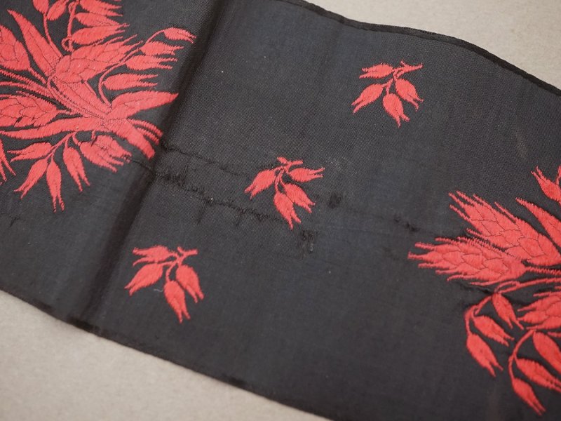 画像6: *蚤の市セット*19世紀末のシルクリボン4点のセット