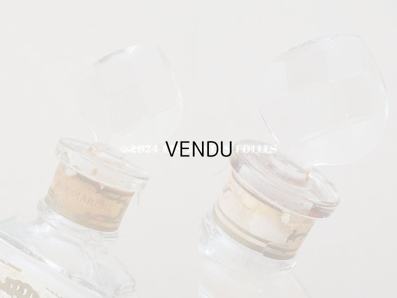 画像5: アンティーク 香水瓶 パウダーピンクのラベル ESSENCE GIROFLEE FLEUR - AU BON MARCHE -