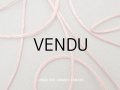 アンティーク 紐 極細 1mm幅 ローズピンク 