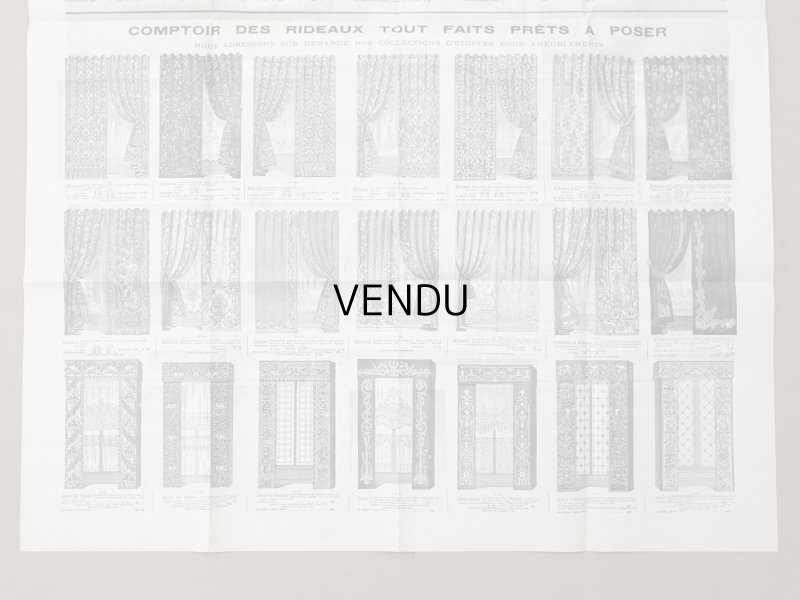 画像4: 1906年 アンティーク ルーブル百貨店 大きなカタログ 100×70cm PANNEAUX ET TABLEAUX EN IMITATION - GRANDS MAGASINS DU LOUVRE -