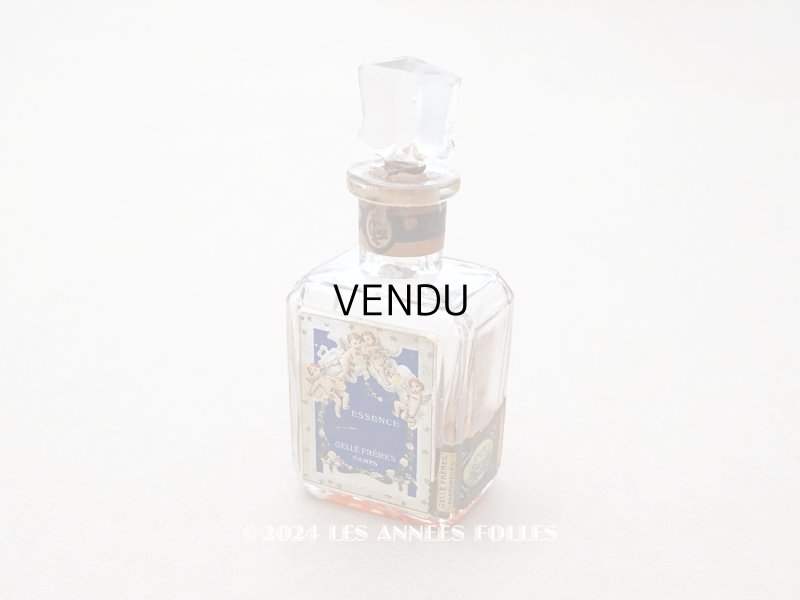 画像1: アンティーク 天使のパフュームボトル 香水瓶 ESSENCE  PARADISIA - GELLE FRERES PARIS -