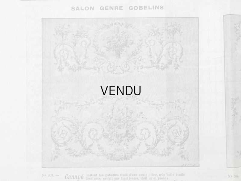 画像8: 1906年 アンティーク ルーブル百貨店 大きなカタログ 100×70cm PANNEAUX ET TABLEAUX EN IMITATION - GRANDS MAGASINS DU LOUVRE -