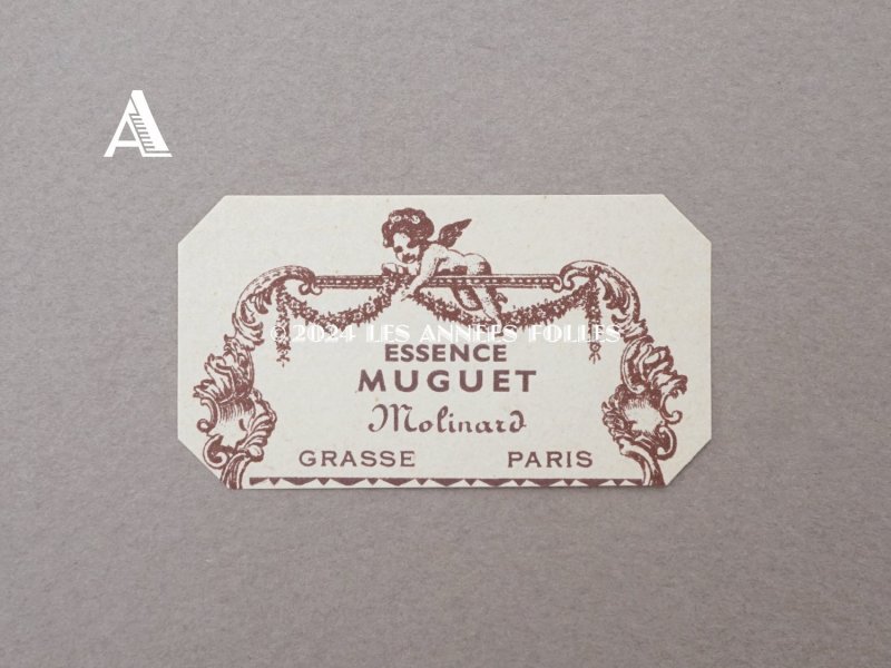 画像3: アンティーク 天使のパフュームラベル - MOLINARD -