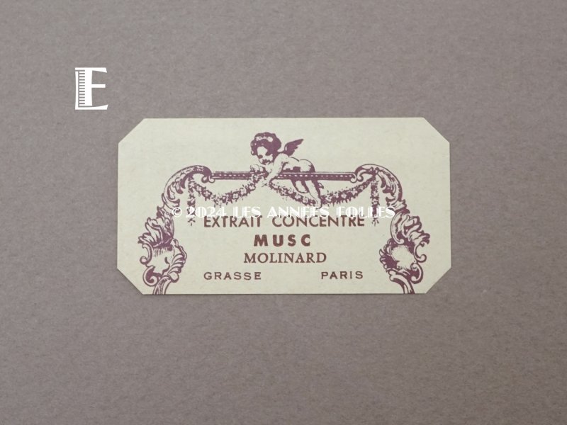 画像8: アンティーク 天使のパフュームラベル - MOLINARD -