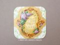 アンティーク ソープラベル ライラック SAVON DE TOILETTE AU PARFUM NATUREL DE FLEURS LILAS