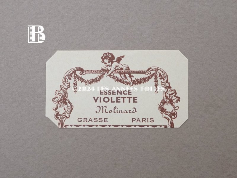 画像5: アンティーク 天使のパフュームラベル - MOLINARD -