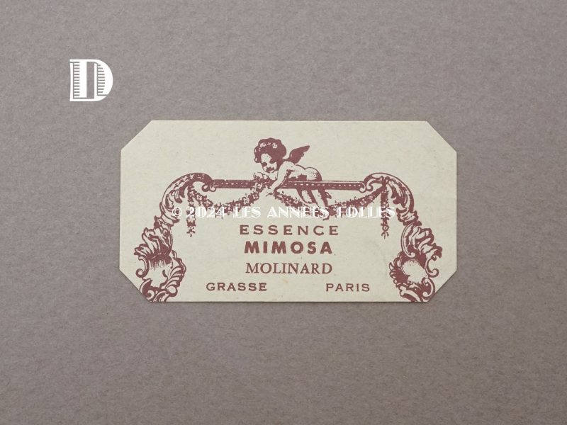 画像7: アンティーク 天使のパフュームラベル - MOLINARD -