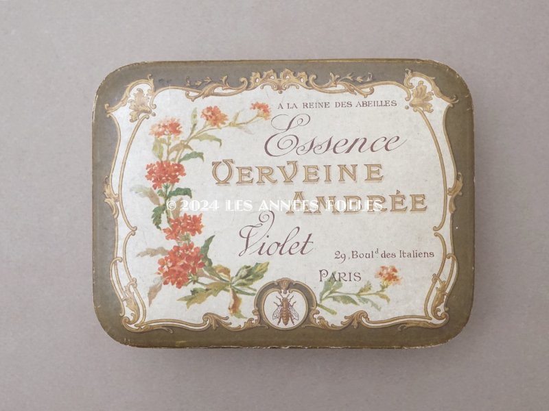 画像3: アンティーク ヴェルヴェヌのパフュームボックス ESSENCE VERVEINE AMBREE - VIOLET PARIS -