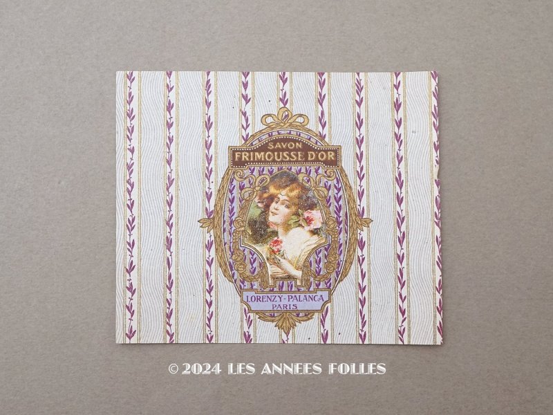 画像1: アンティーク ソープラベル SAVON FRIMOUSSE D'OR - LORENZY-PALANCA -