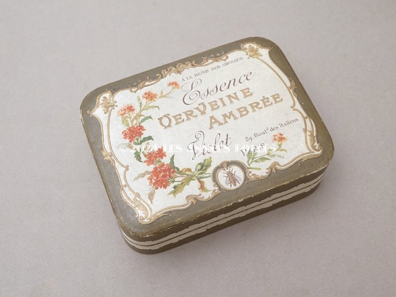 画像2: アンティーク ヴェルヴェヌのパフュームボックス ESSENCE VERVEINE AMBREE - VIOLET PARIS -