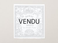 19世紀末 アンティーク パフュームラベル EAU DE VIE DE LAVANDE AMBREE - CH.GRANT PARIS -