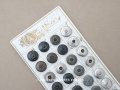1900年頃 アンティーク ワークウェア用 ボタンのサンプラー