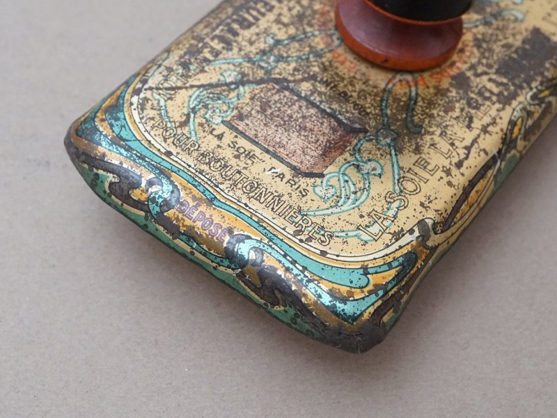 画像7: *蚤の市*糸メーカー『LA SOIE』のインクブロッター 糸巻きの持ち手 インク吸い取り器 アンティーク