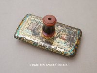 ＊蚤の市＊糸メーカー『LA SOIE』のインクブロッター 糸巻きの持ち手 インク吸い取り器 アンティーク 