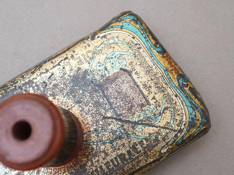 画像5: *蚤の市*糸メーカー『LA SOIE』のインクブロッター 糸巻きの持ち手 インク吸い取り器 アンティーク