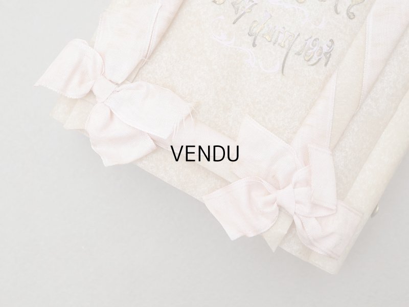 画像5: 1892年 アンティーク オリジナルボックス入り バテムのドラジェボックス ピンクのリボン&レースペーパー