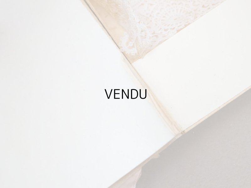 画像14: 1892年 アンティーク オリジナルボックス入り バテムのドラジェボックス ピンクのリボン&レースペーパー