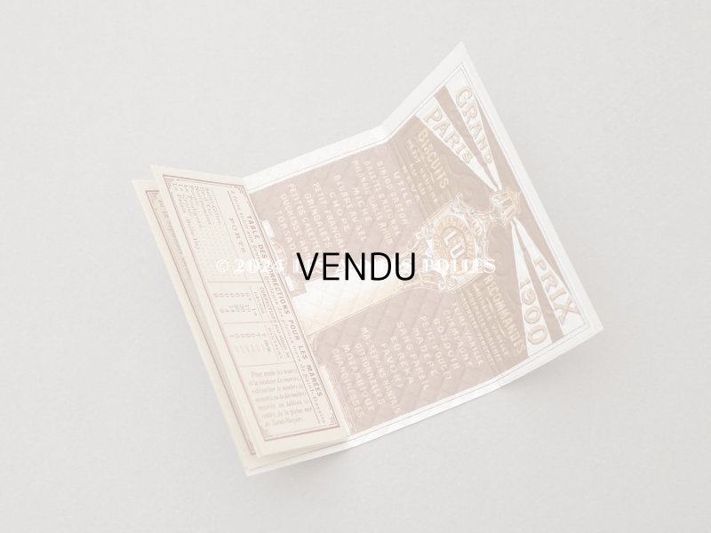 画像3: 1904年 アンティーク『LU』カレンダー ウエハース型 GAUFRETTE VANILLE - LEFEVRE-UTILE -