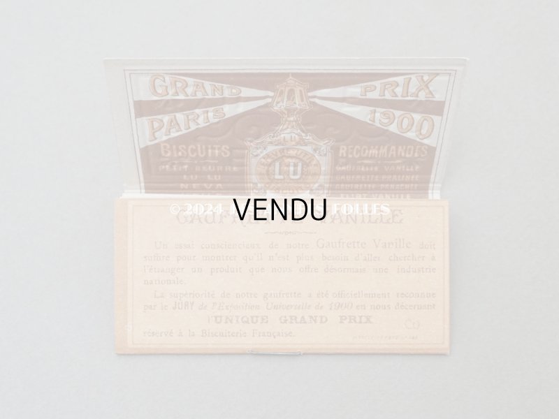 画像11: 1904年 アンティーク『LU』カレンダー ウエハース型 GAUFRETTE VANILLE - LEFEVRE-UTILE -