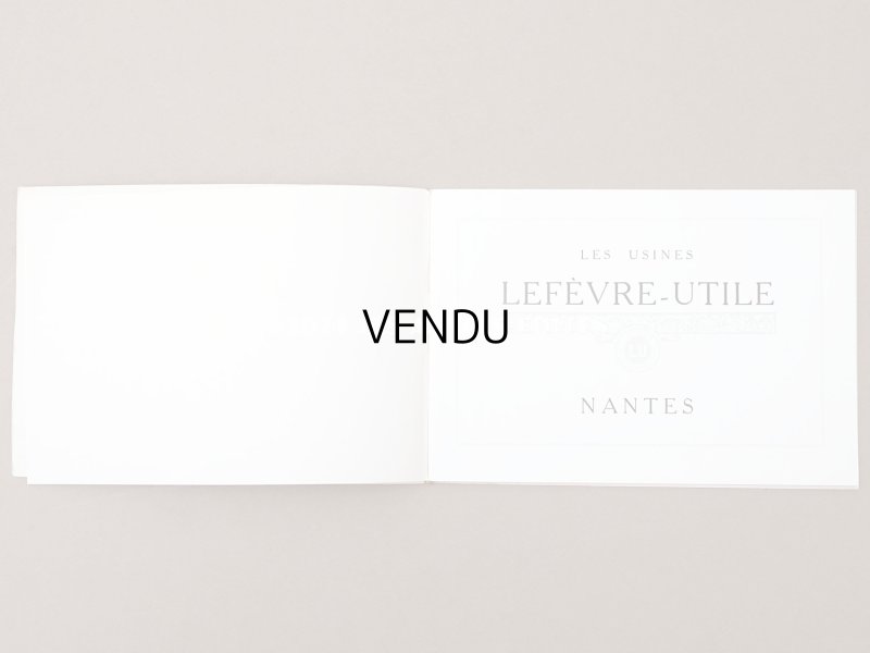 画像3: 1910年頃 アンティーク『LU』パンフレット - LEFEVRE-UTILE -