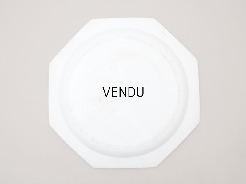 画像11: 1820年頃 アンティーク 大皿 オクトゴナル プレート 29cm - GIEN - 