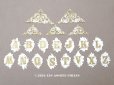 画像1: 1900年頃 アンティーク ダイカットクロモ 20点のセット (1)