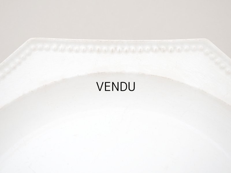 画像3: 1820年頃 アンティーク 大皿 オクトゴナル プレート 29cm - GIEN - 