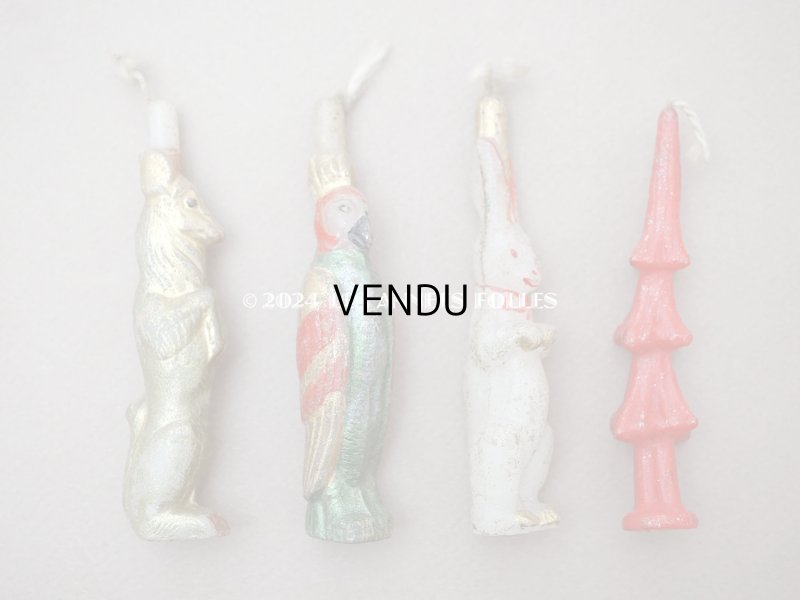 画像6: 1900年頃 アンティーク クリスマス用 キャンドル 4点セット