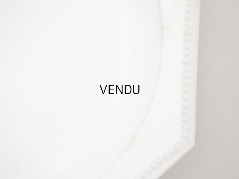 画像7: 1820年頃 アンティーク 大皿 オクトゴナル プレート 29cm - GIEN - 