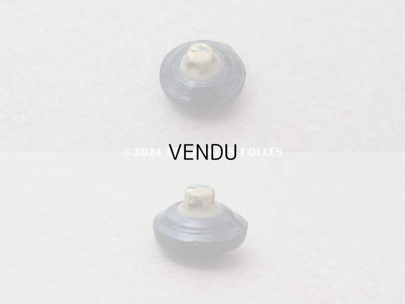 画像3: アンティーク 極小 8mm フレンチジェットのボタン 