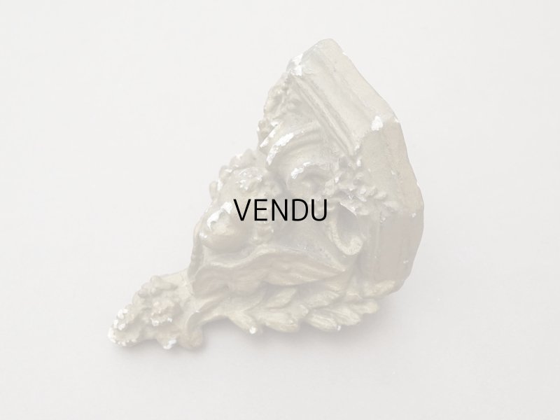 画像3: ＊蚤の市＊19世紀末 天使の石膏の小さな飾り棚 2点セット ウォールシェルフ アンティーク 